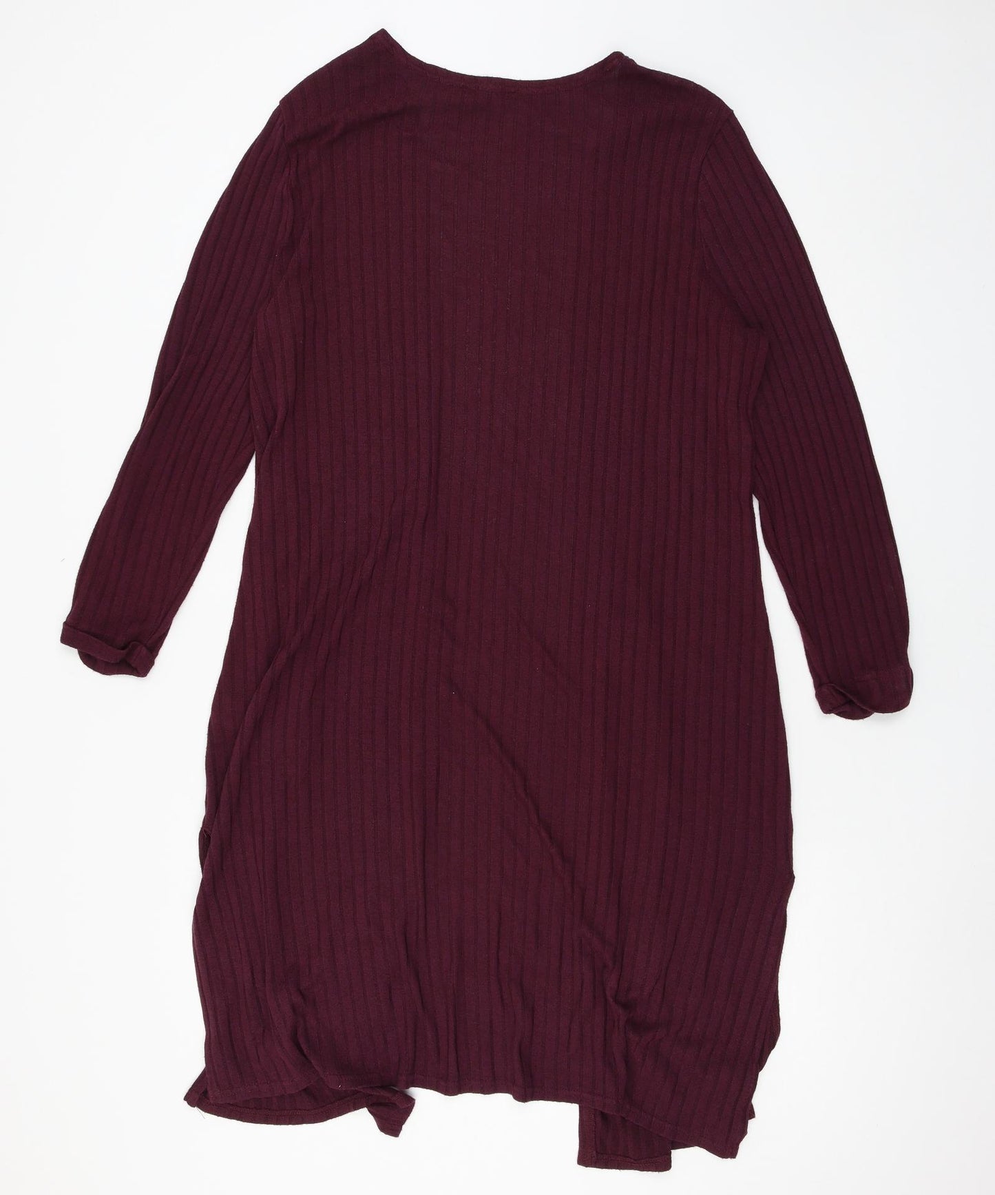 New Look Womens Purple  Jersey Cardigan Jumper Size 20