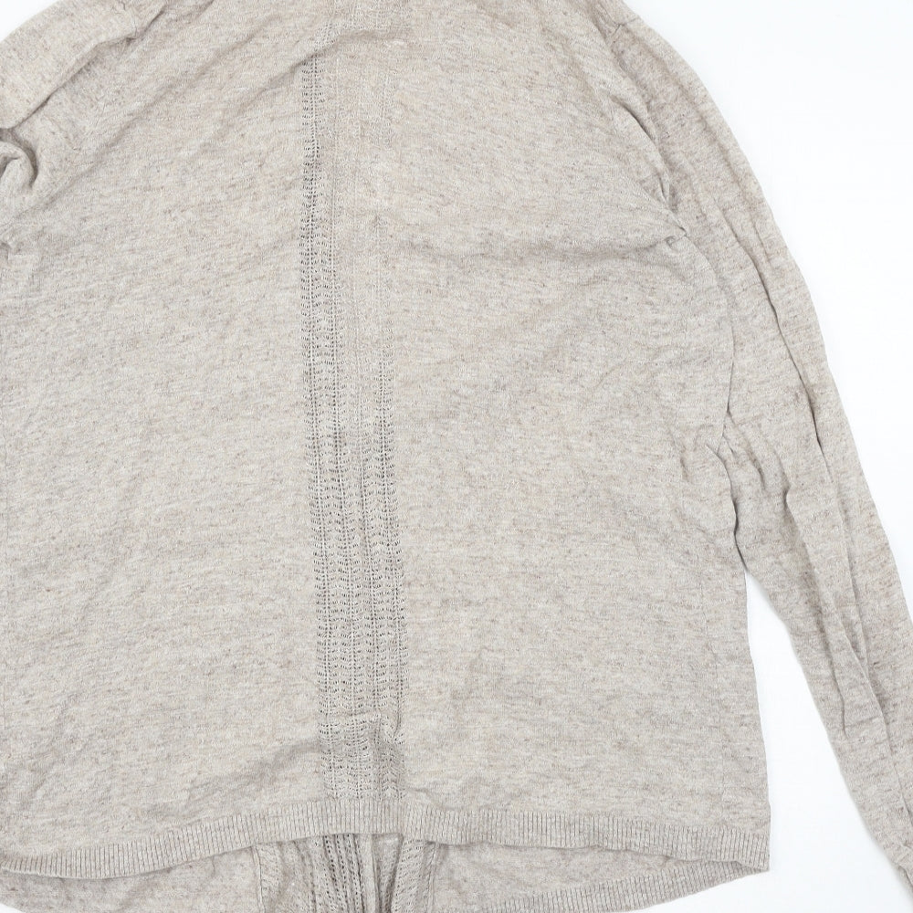 Fat Face Womens Brown  Knit Cardigan Jumper Size 14