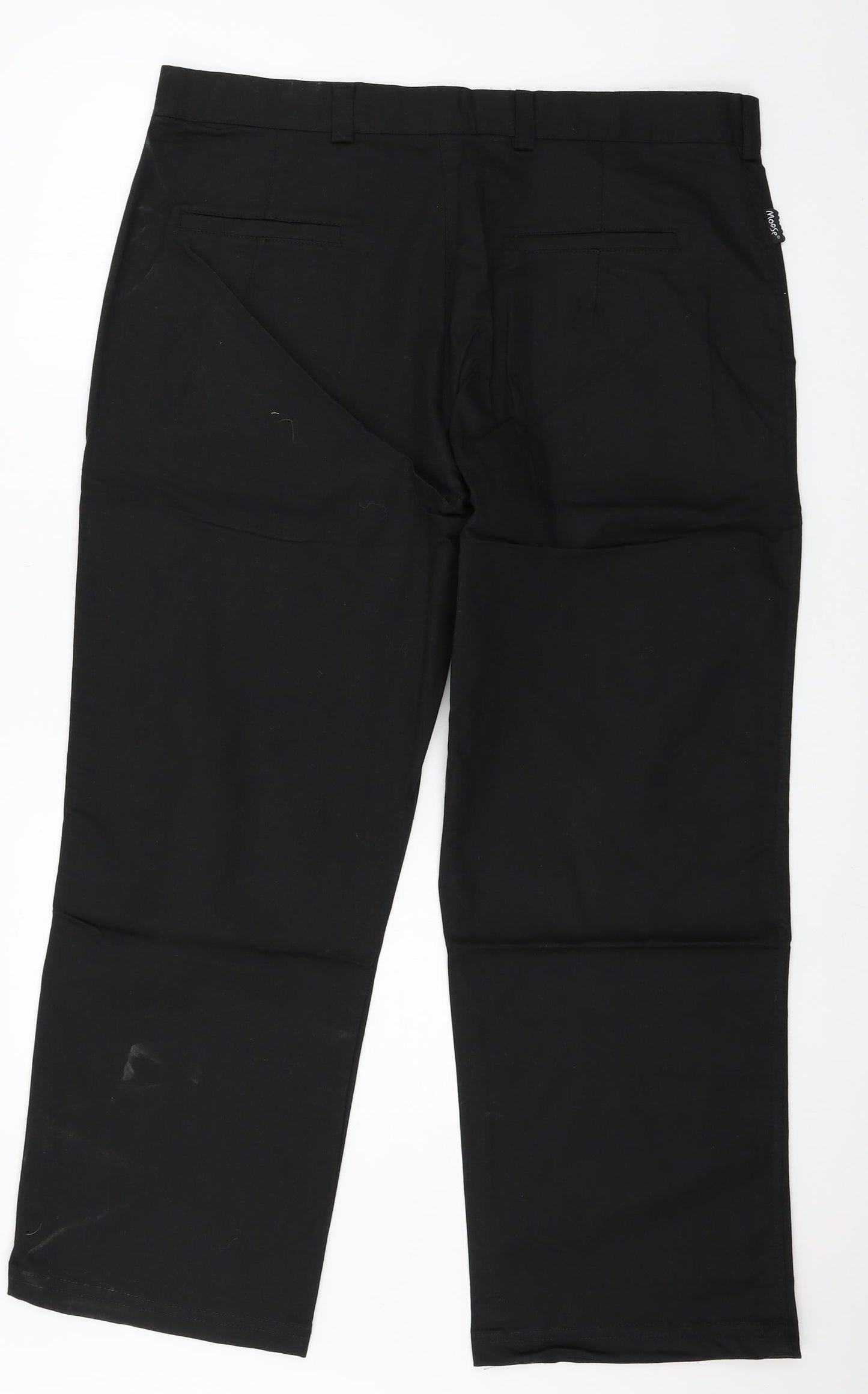 Moose Womens Black   Trousers  Size 40 in L28 in