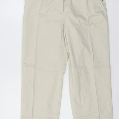 Moose Womens Ivory   Trousers  Size 30 in L30 in