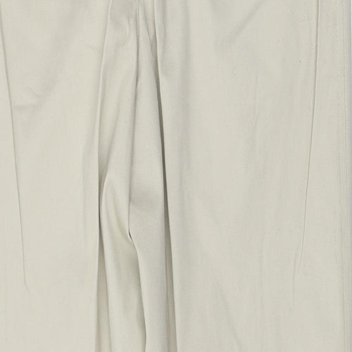 Moose Womens Ivory   Trousers  Size 30 in L30 in