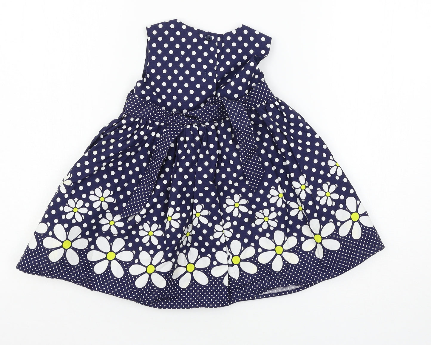 TU Girls Blue   Skater Dress  Size 12-18 Months