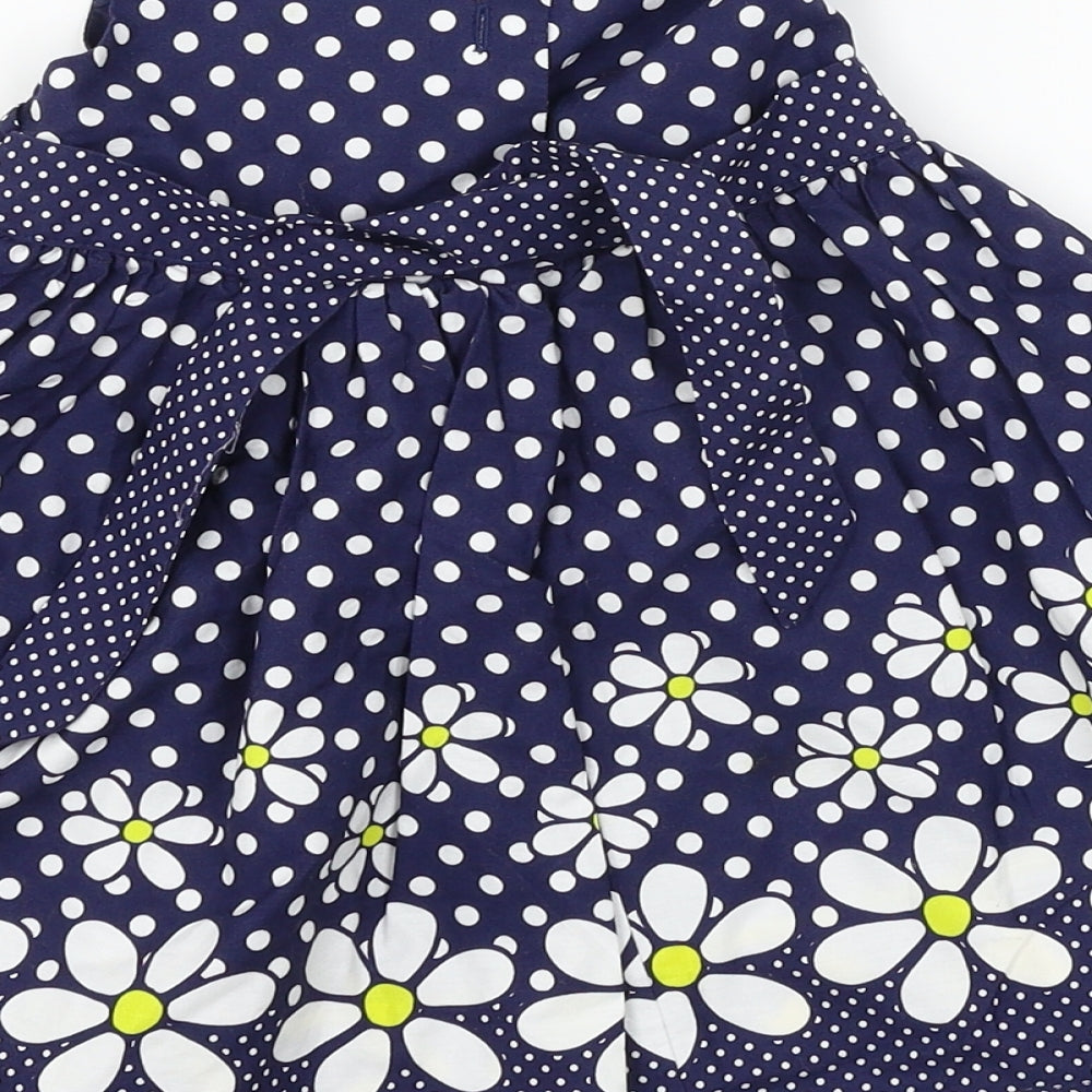TU Girls Blue   Skater Dress  Size 12-18 Months