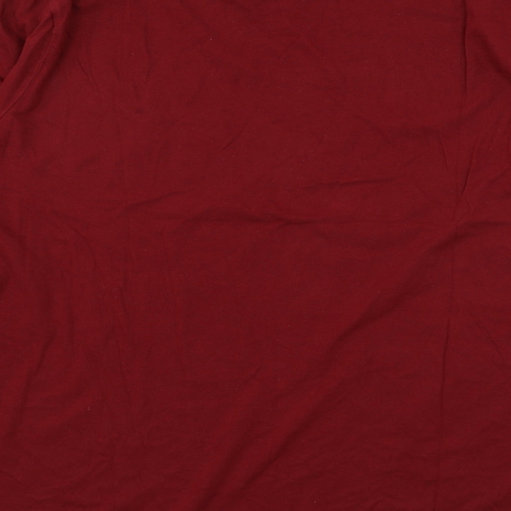 Marks and Spencer Mens Red  Jersey  T-Shirt Size L