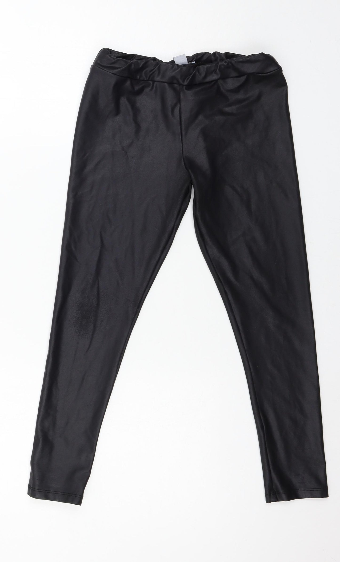 Primark Girls Black  Jersey Jogger Trousers Size 10-11 Years