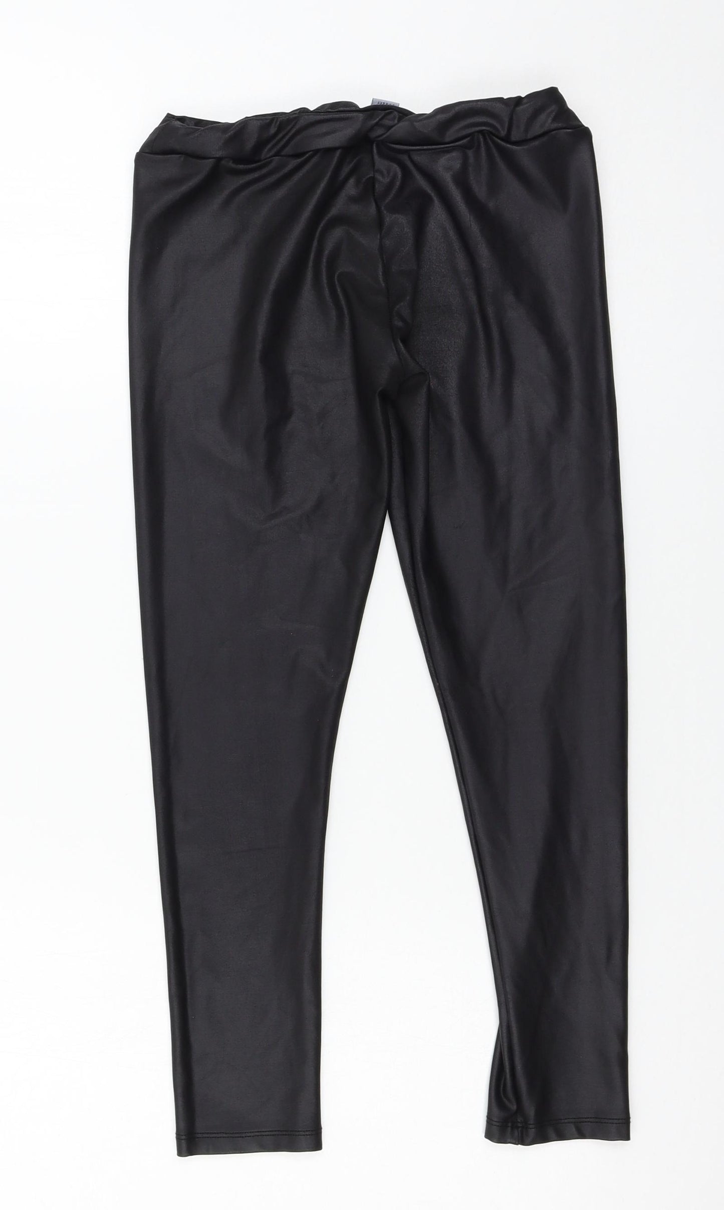 Primark Girls Black  Jersey Jogger Trousers Size 10-11 Years