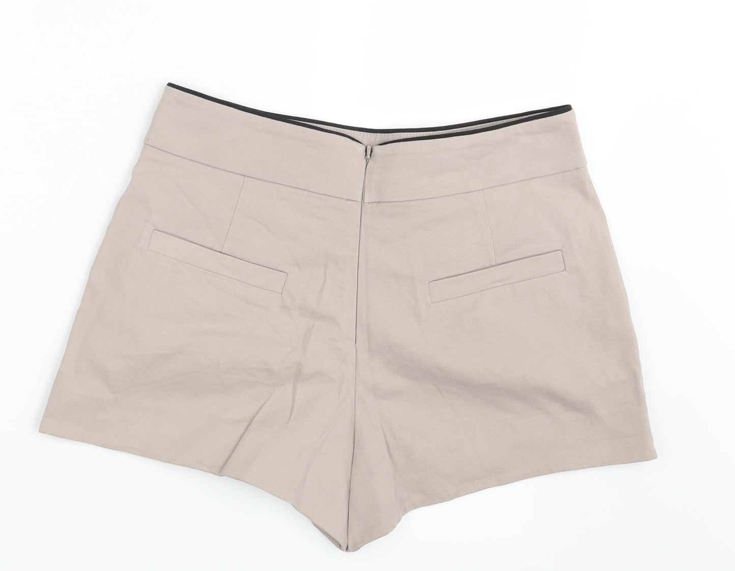 French Connection Womens Beige  Denim Hot Pants Shorts Size 12