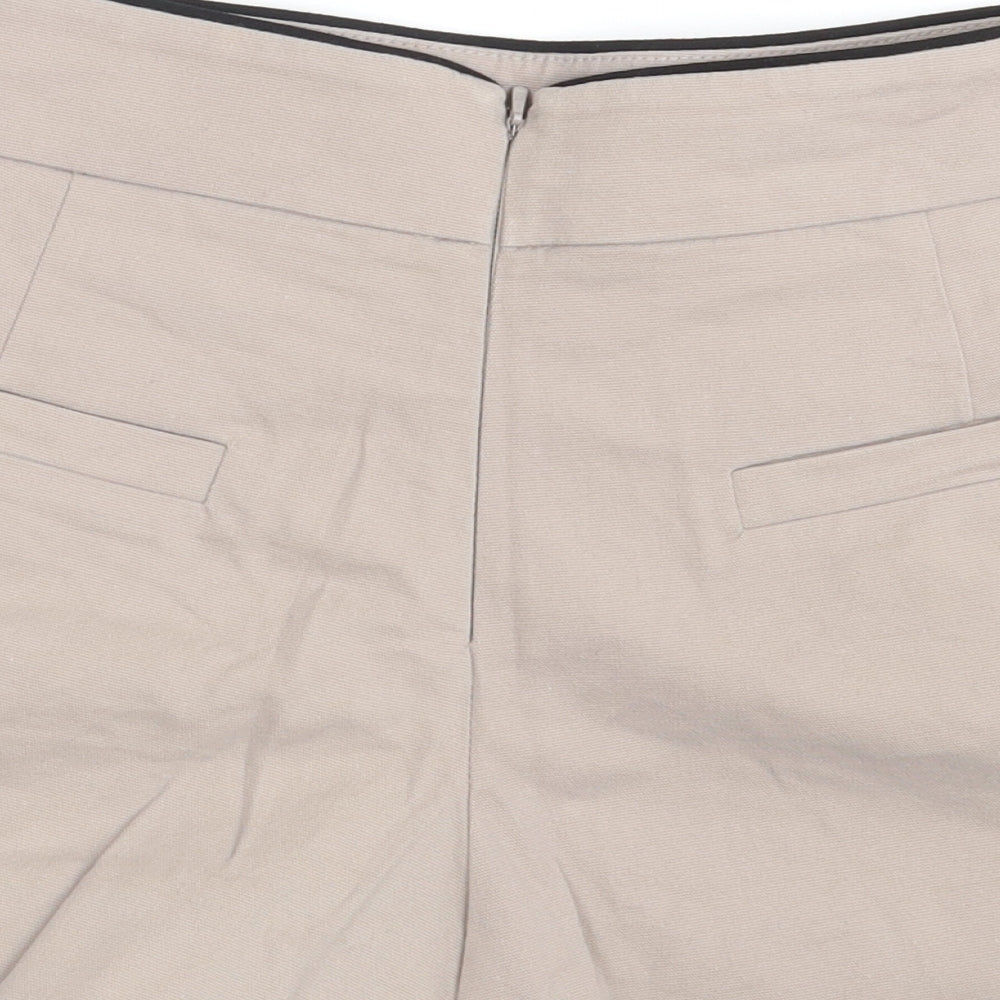 French Connection Womens Beige  Denim Hot Pants Shorts Size 12