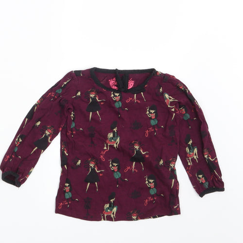 Masquerade Girls Purple   Pullover T-Shirt Size 18-24 Months