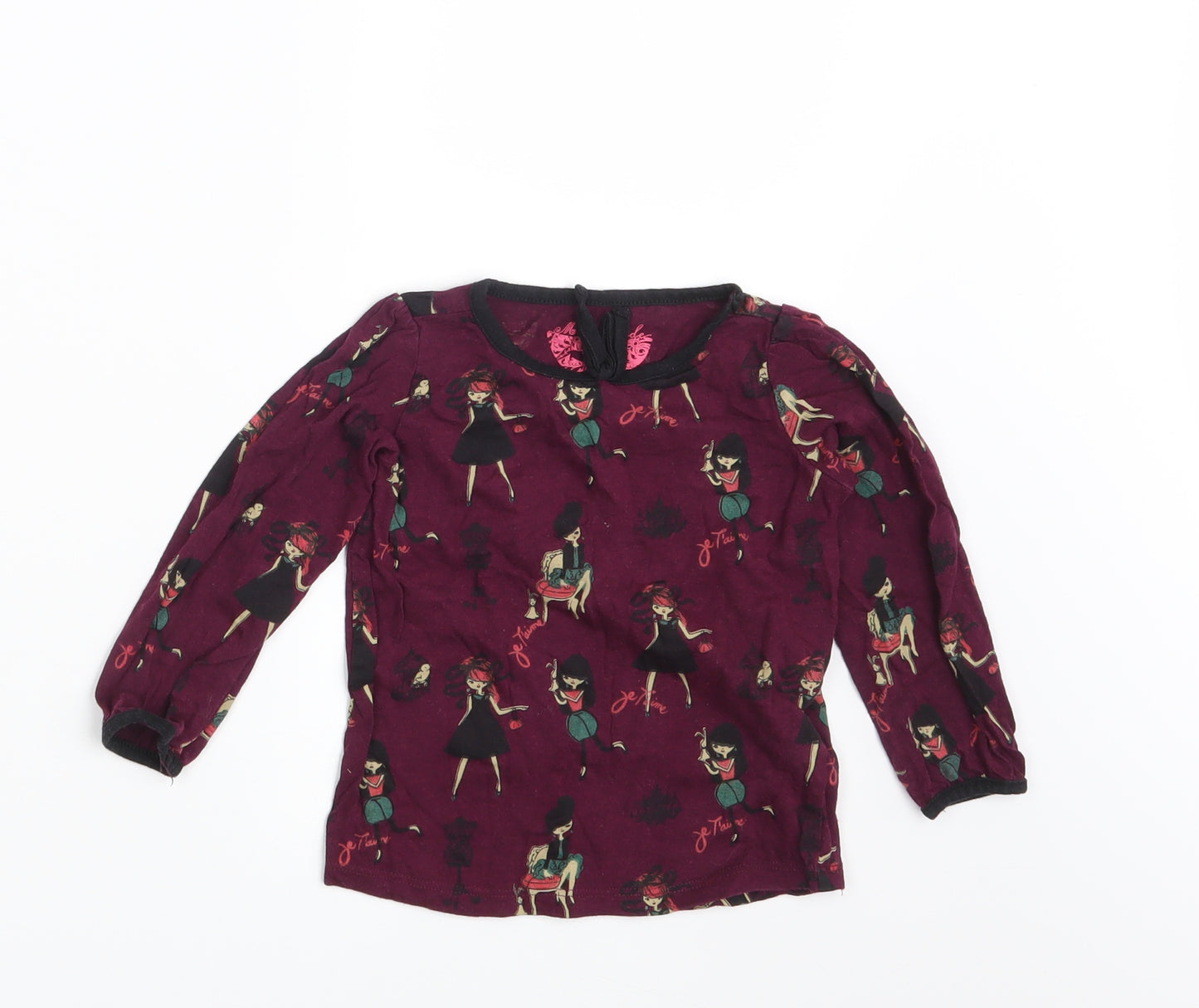 Masquerade Girls Purple   Pullover T-Shirt Size 18-24 Months