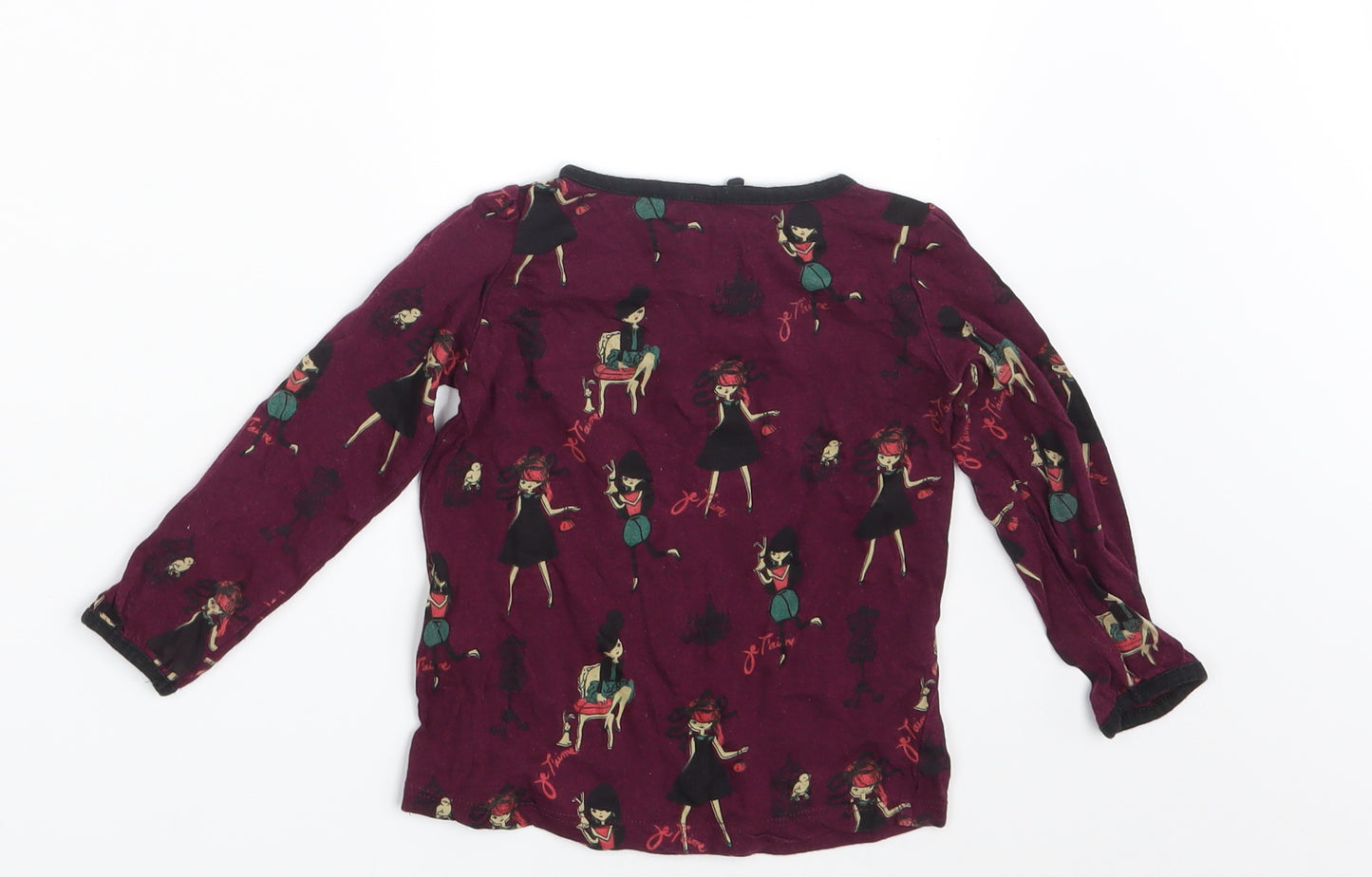Masquerade Girls Purple   Pullover T-Shirt Size 18-24 Months