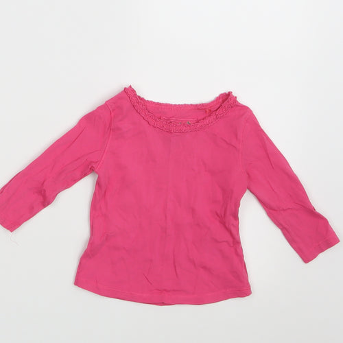 NEXT Girls Pink   Basic T-Shirt Size 6-9 Months