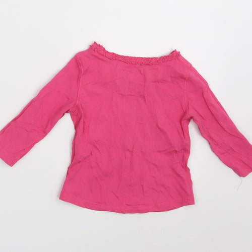 NEXT Girls Pink   Basic T-Shirt Size 6-9 Months