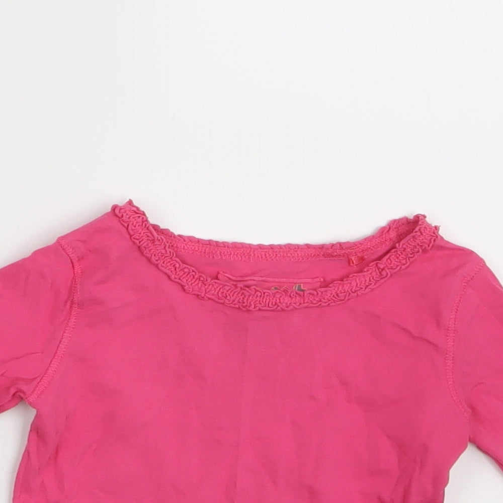 NEXT Girls Pink   Basic T-Shirt Size 6-9 Months