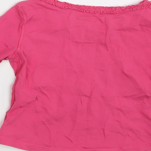NEXT Girls Pink   Basic T-Shirt Size 6-9 Months