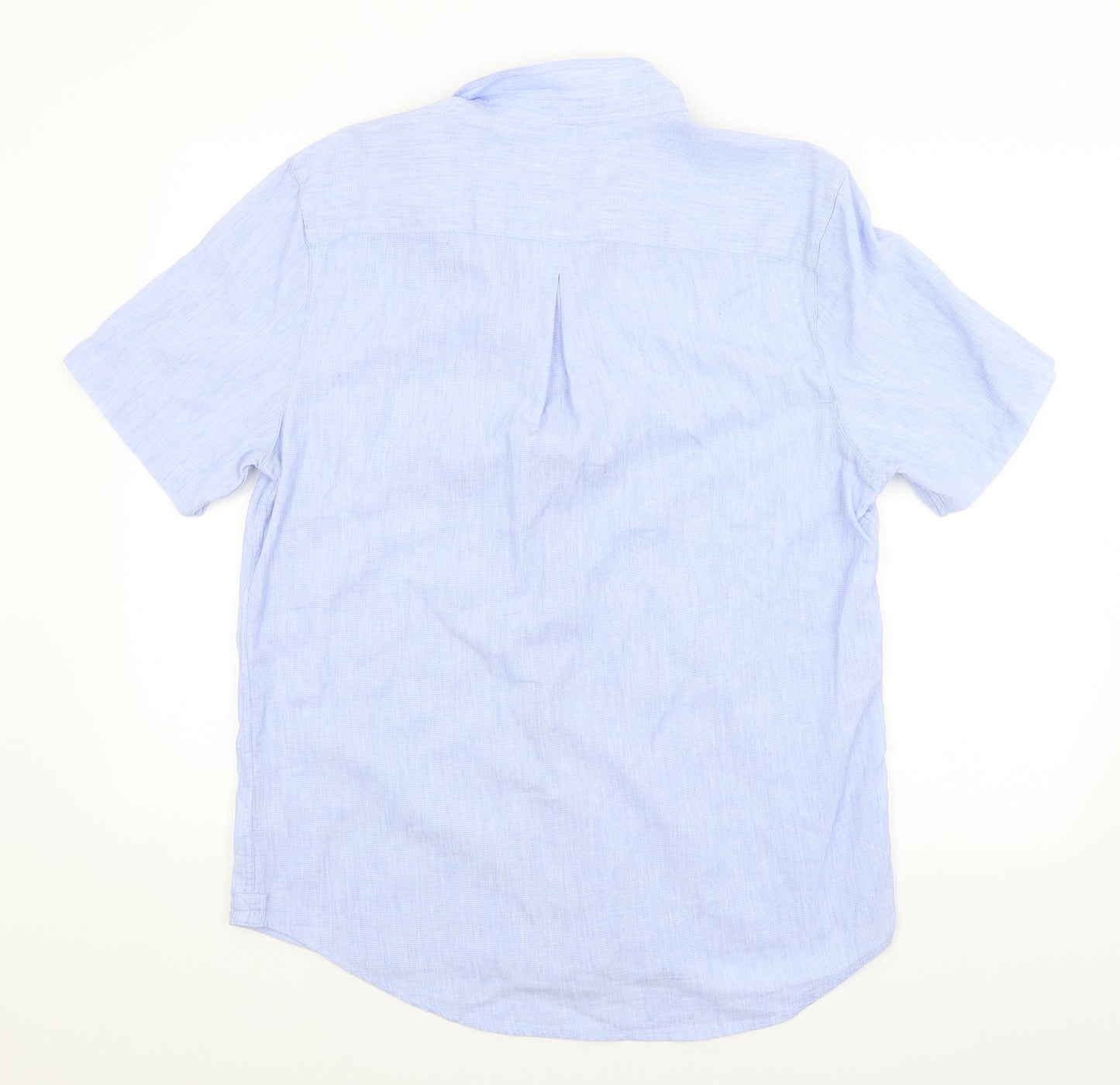 River Island Mens Blue    Button-Up Size L