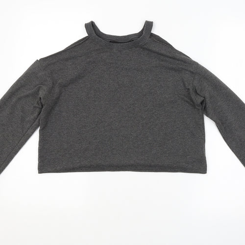 Preworn Womens Grey   Pullover Sweatshirt Size S