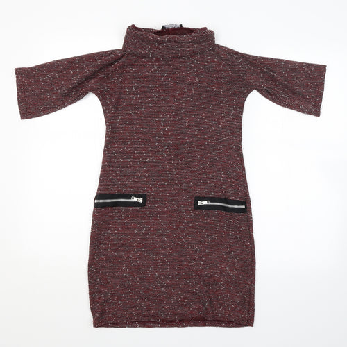 Select Womens Purple   Jumper Dress  Size 6