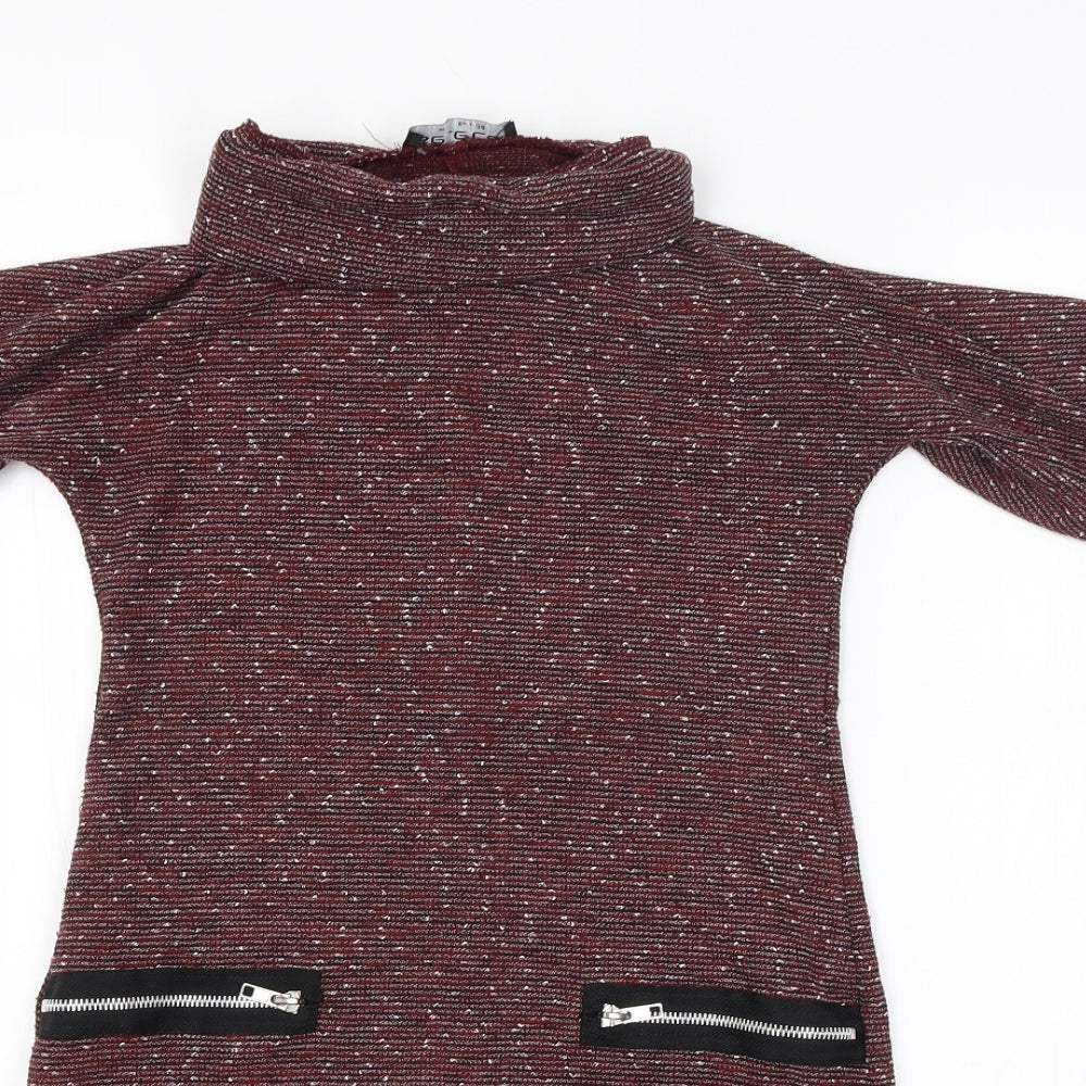 Select Womens Purple   Jumper Dress  Size 6