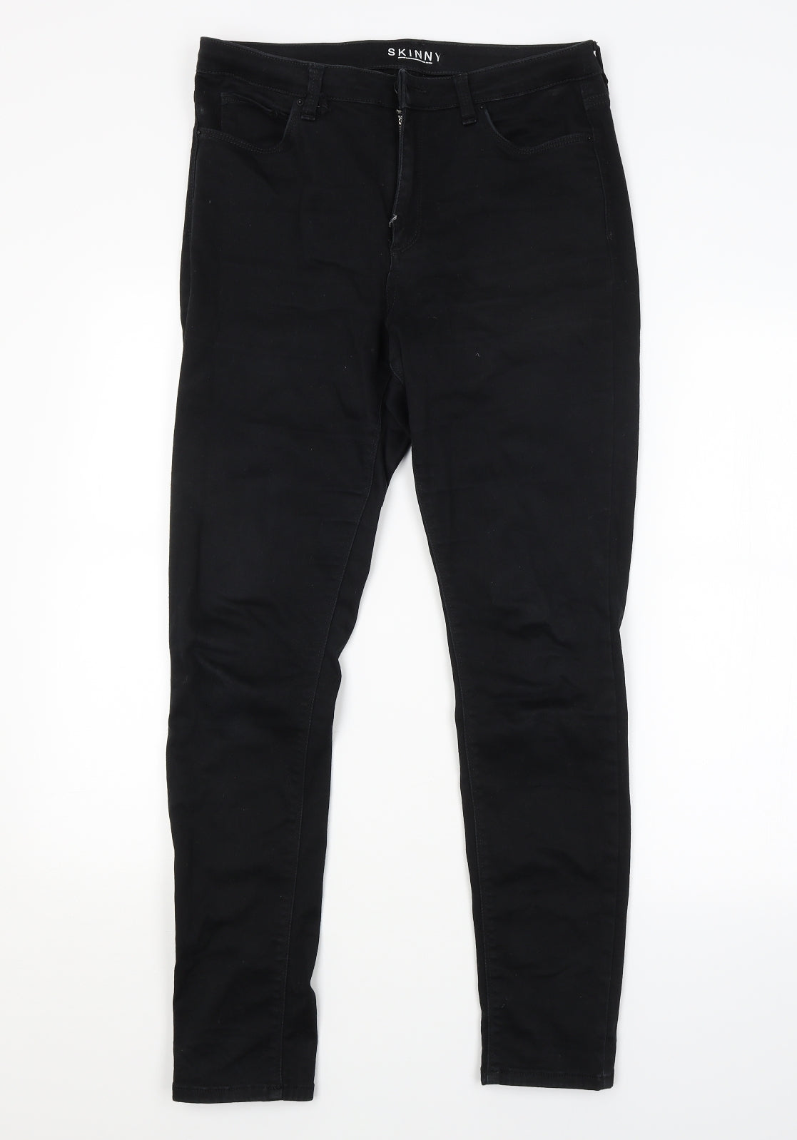 M&S Womens Black   Skinny Jeans Size 12 L28 in