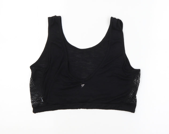 Preworn Womens Black   Cropped Tank