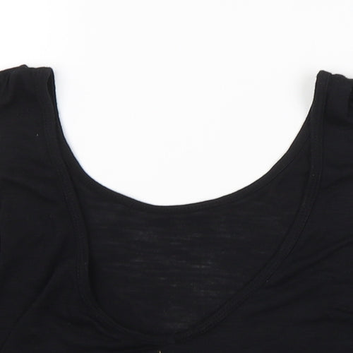 Preworn Womens Black   Cropped Tank