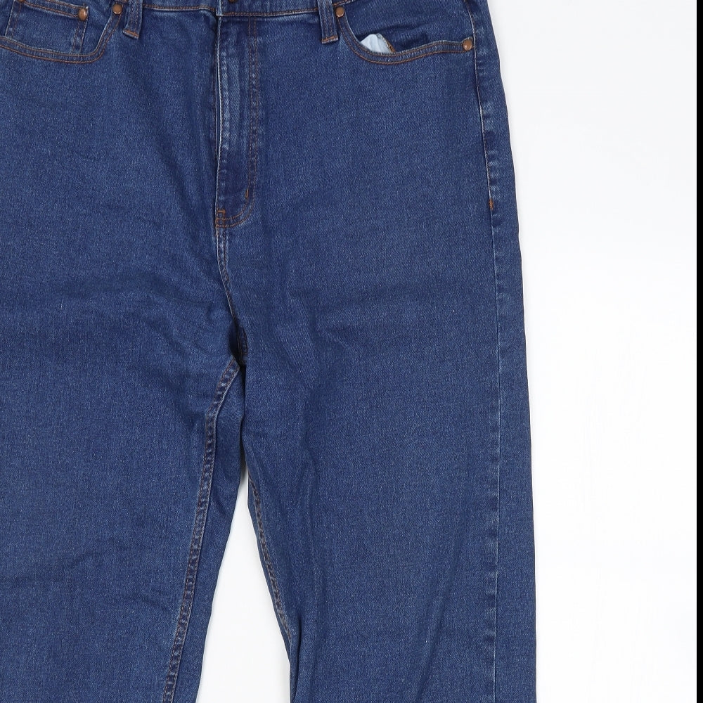 Cotton Traders Womens Black   Straight Jeans Size 38 in L28 in