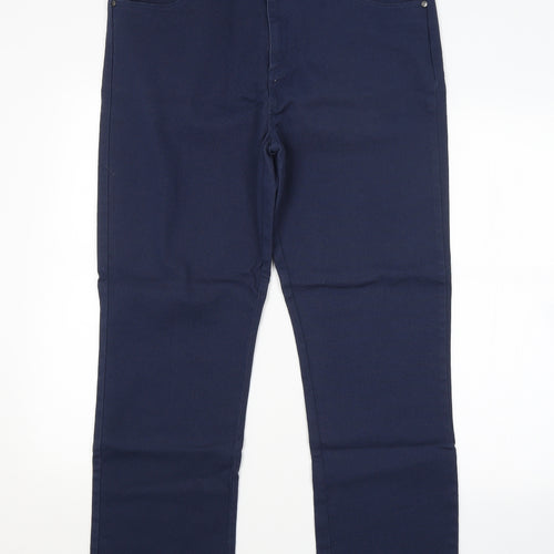 Cotton Traders Mens Blue   Straight Jeans Size 36 in L28 in