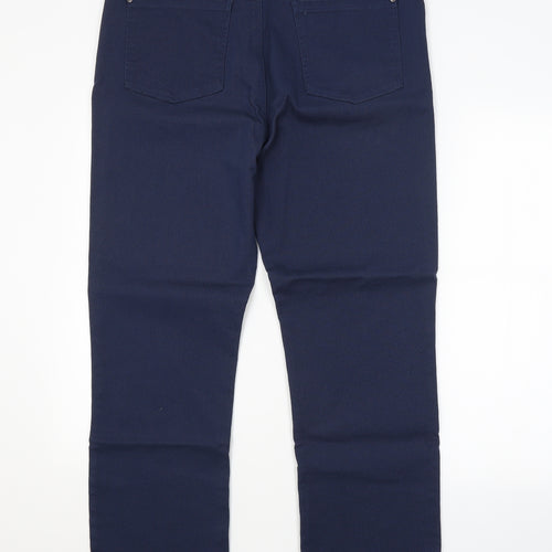 Cotton Traders Mens Blue   Straight Jeans Size 36 in L28 in