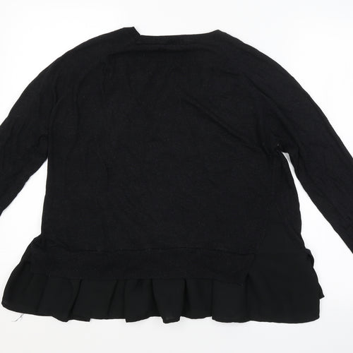 Topshop Womens Black   Pullover Jumper Size 12