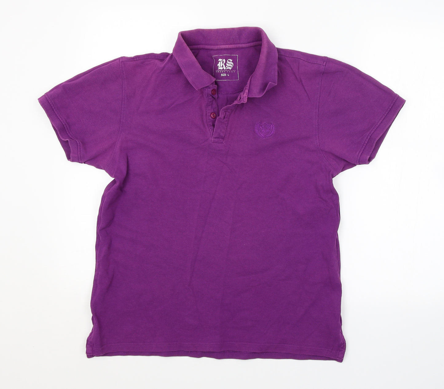 ROCKY STAR Mens Purple    Polo Size L