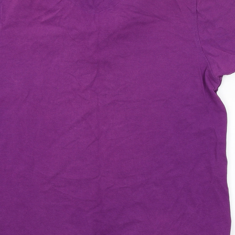 ROCKY STAR Mens Purple    Polo Size L