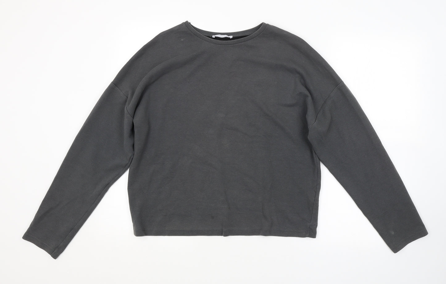 Zara Womens Grey   Pullover Sweatshirt Size M
