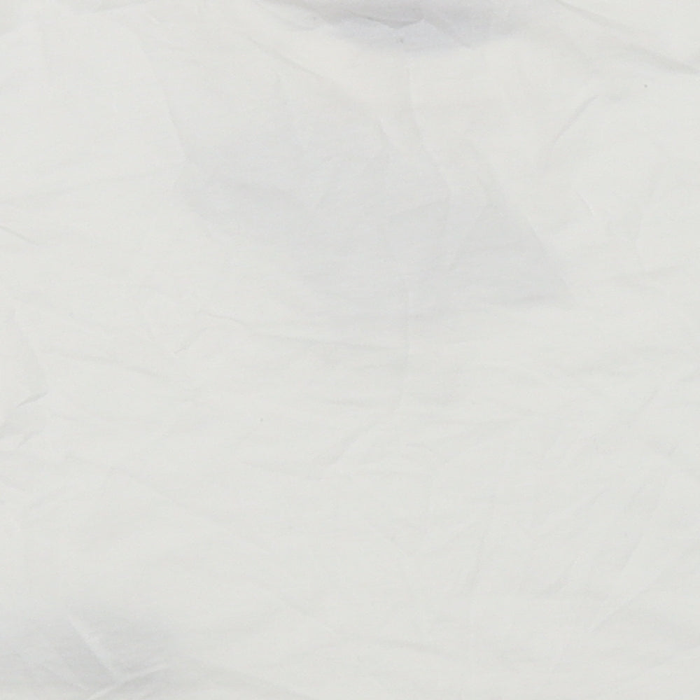 Nike Womens White   Cropped T-Shirt Size S