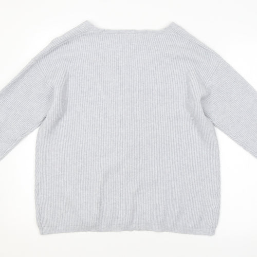 INEXTENSO Womens Blue Striped  Pullover Jumper Size M
