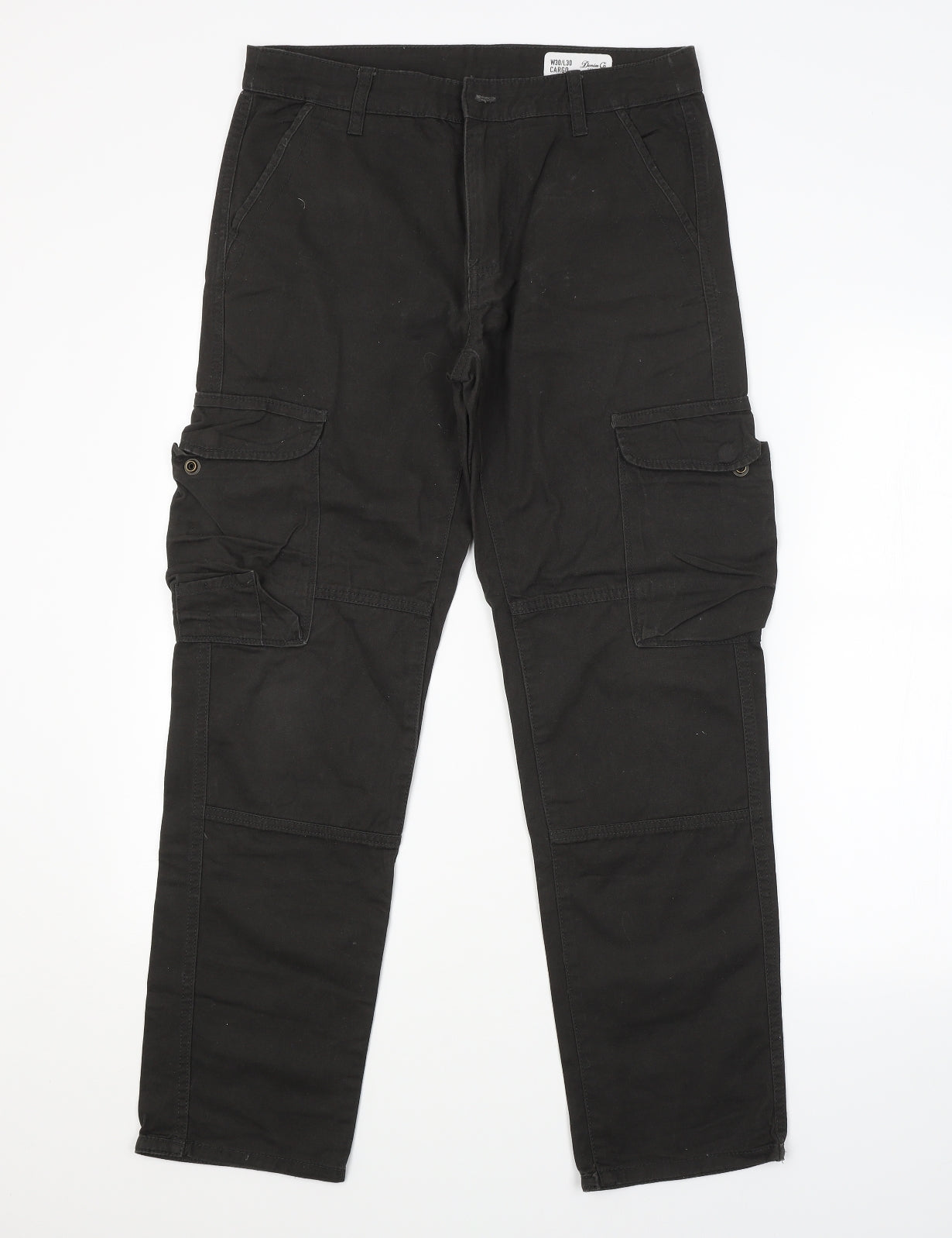DENIM CO. Mens Grey   Cargo Trousers Size 30 in L30 in