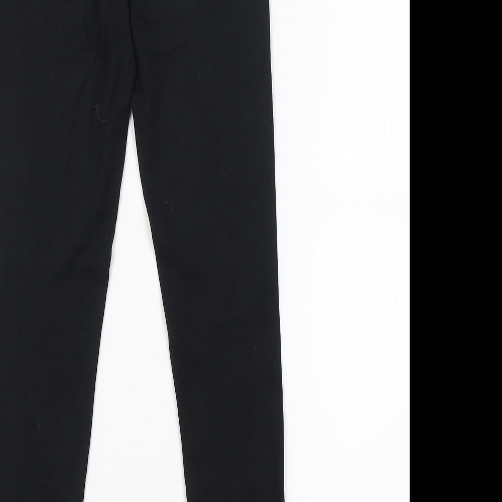 M&S Girls Black   Jogger Trousers Size 11-12 Years