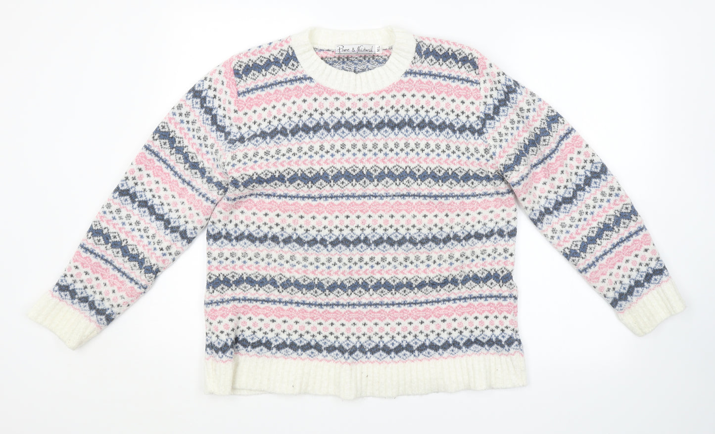 Preworn Womens Multicoloured Argyle/Diamond  Pullover Jumper Size M