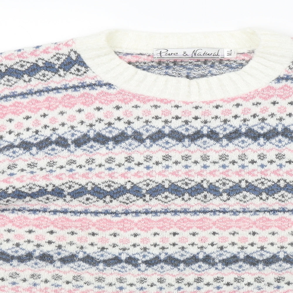Preworn Womens Multicoloured Argyle/Diamond  Pullover Jumper Size M