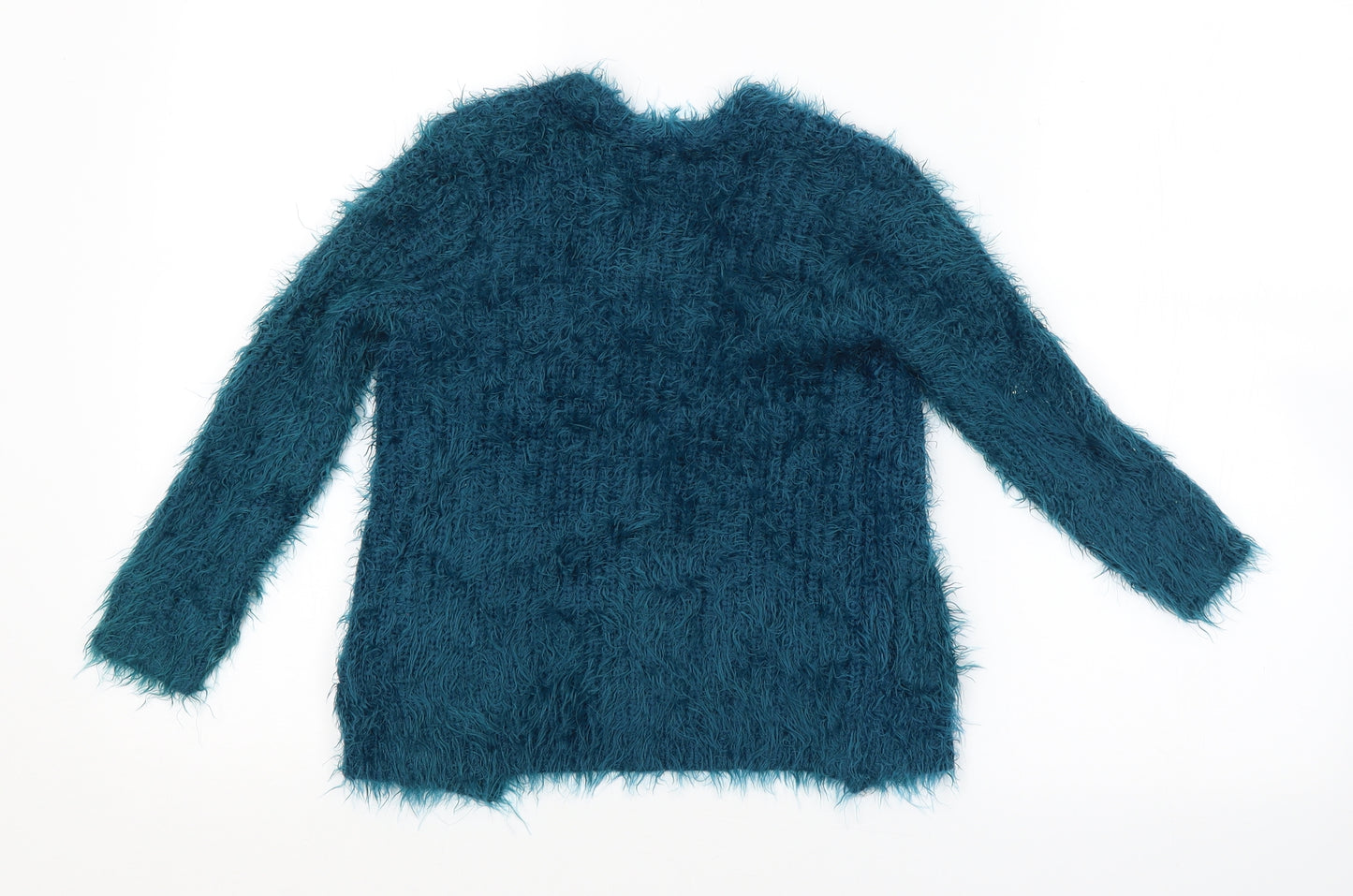 F&F Girls Blue   Cardigan Jumper Size 7-8 Years