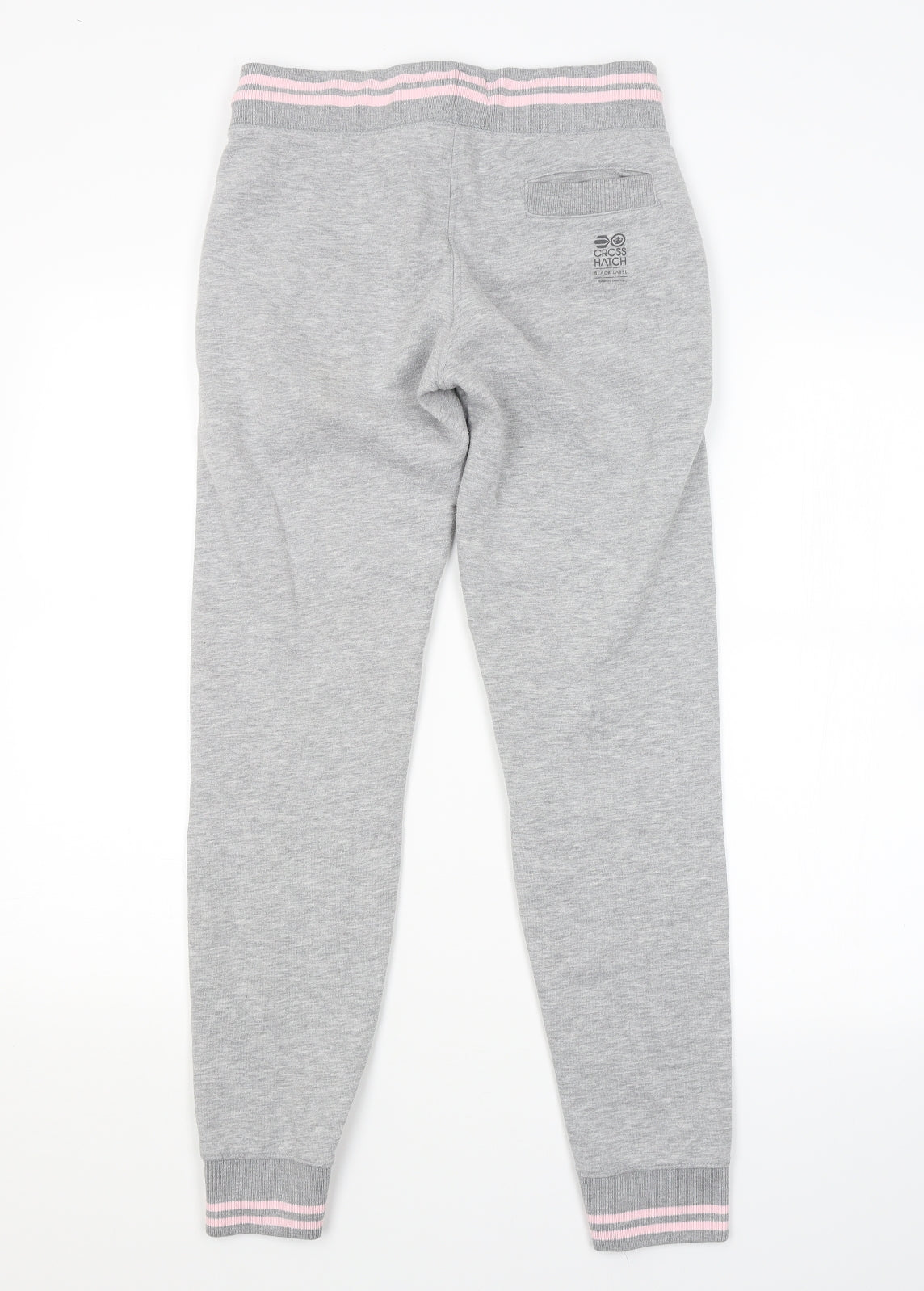 Crosshatch Womens Grey Striped  Sweatpants Trousers Size XS L28 in
