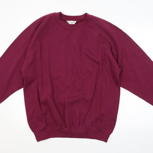 Kustom Kit Mens Purple   Pullover Jumper Size M