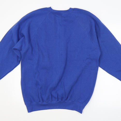 Kustom Kit Mens Blue   Pullover Jumper Size M