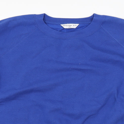 Kustom Kit Mens Blue   Pullover Jumper Size M
