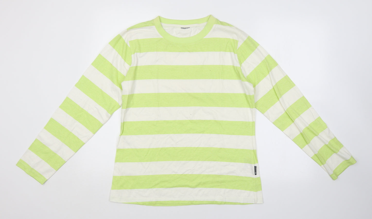 Trespass Mens Green Striped   T-Shirt