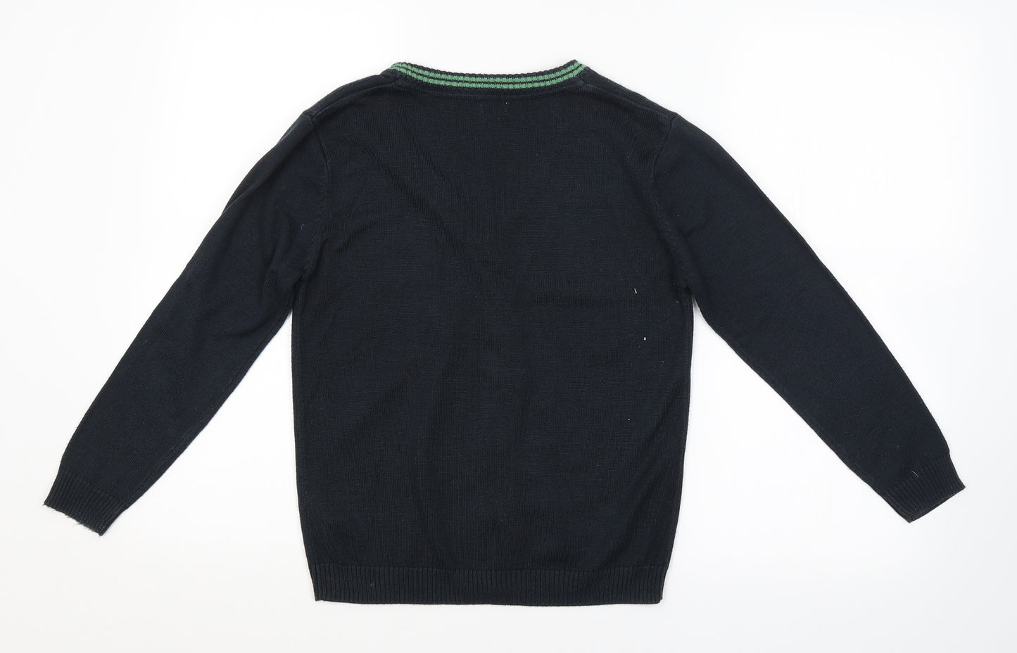 F&F Boys Green   Cardigan Jumper Size 9-10 Years