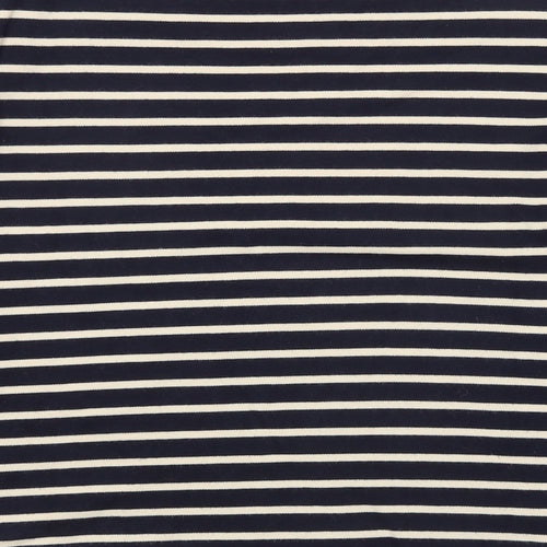 M&S Womens Blue Striped  Pullover Jumper Size 12