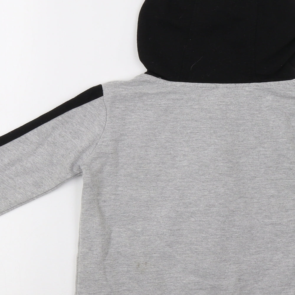 Pep &Co Boys Grey   Full Zip Hoodie Size 5-6 Years