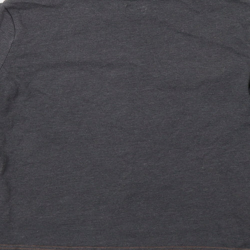 F&F Boys Grey Geometric  Basic T-Shirt Size 9-10 Years