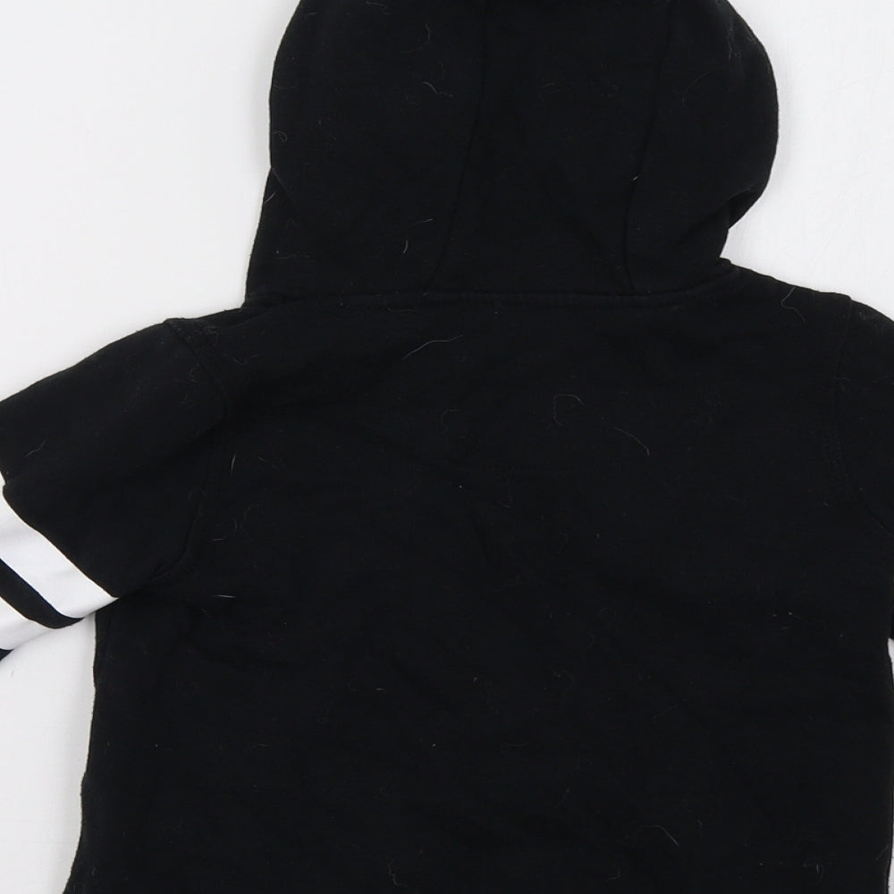 F&F Boys Black Striped  Pullover Hoodie Size 3-4 Years  - Cool